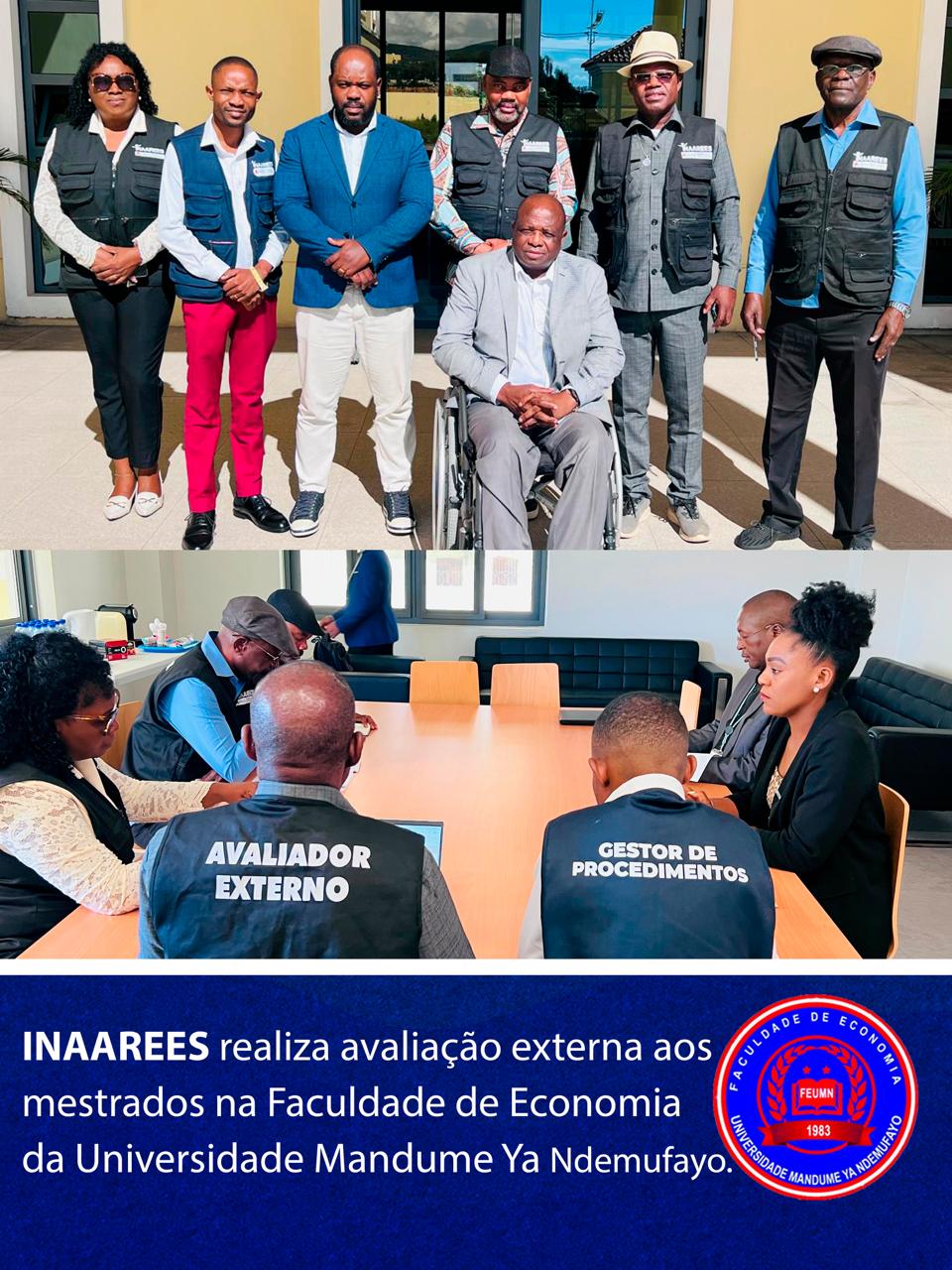 Capa: INAARES REALIZA AVALIÇÃO EXTERNA AOS CURSOS DE MESTRADOS DA FEUMN