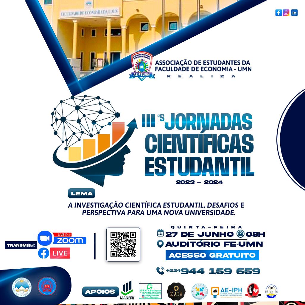 Capa: IIIª Jornada Científica Estudantil